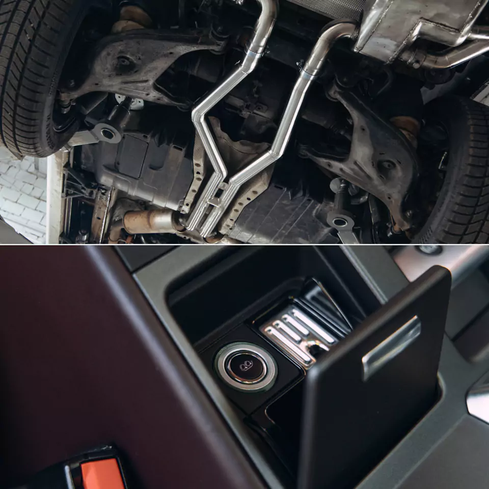 Комплексное восстановление Range Rover Autobiography Ultimate Edition! Кузовной ремонт и покраска, оклейка полиуретаном, шумоизоляция и акустика, выхлоп, детейлинг, пошив руля, крепления для планшетов